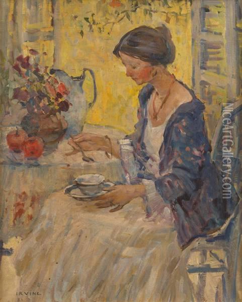 Le Petit Dejeuner Oil Painting - Wilson Henry Irvine