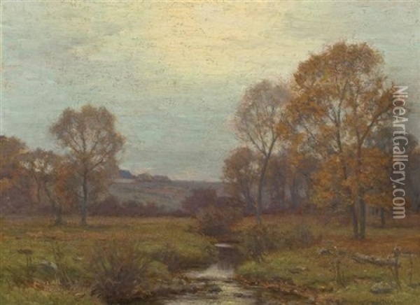 Autumn Glow Oil Painting - George F. Fuller