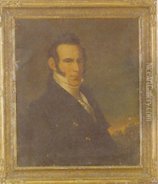 Portrait Of Dr. Ritter Oil Painting - John Neagle