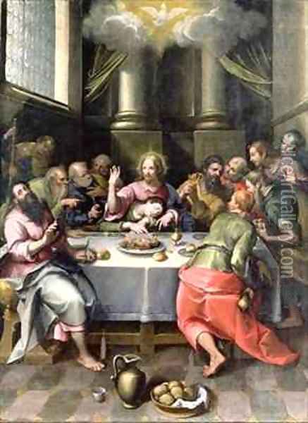 The Last Supper Oil Painting - Denys Calvaert