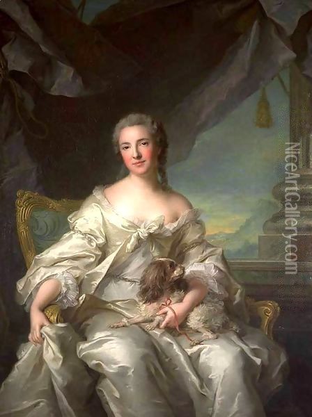 Madame la Comtesse d'Argenson Oil Painting - Jean-Marc Nattier