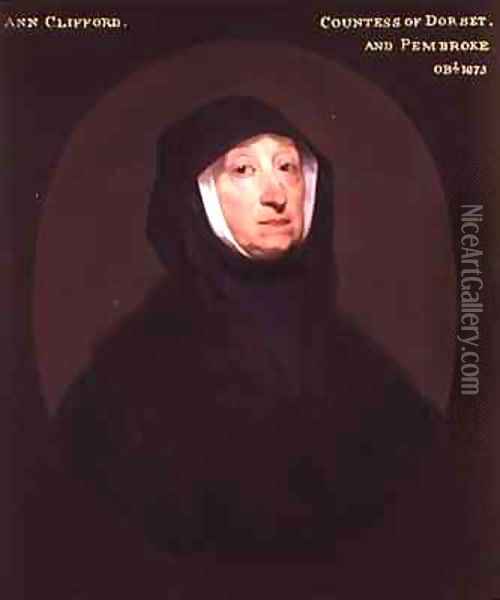 Lady Ann Clifford, Countess of Dorset and Pembroke Oil Painting - John Bracken