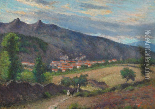 Paysage De Provence Oil Painting - Henri Beau
