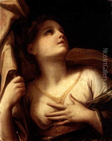 Sant'orsola Oil Painting - Marc Antonio Franceschini