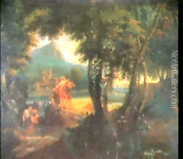 Eleusinische Misterien Oil Painting - Nicolas Poussin