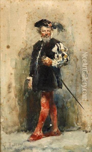 Caballero Oil Painting - Virgilio Mattoni de la Fuente