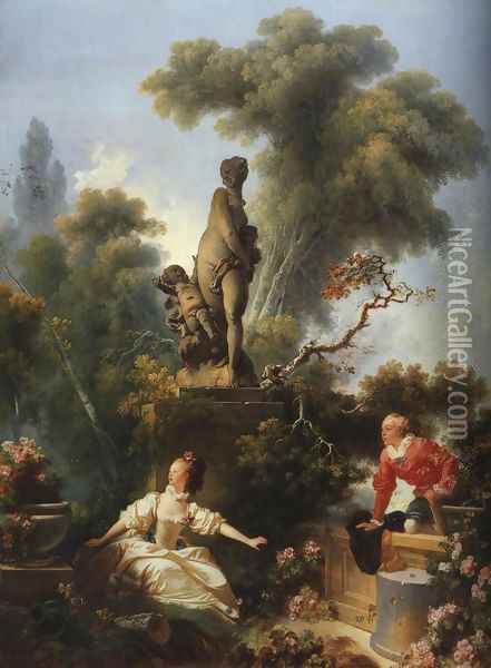 The Meeting Oil Painting - Francois Boucher