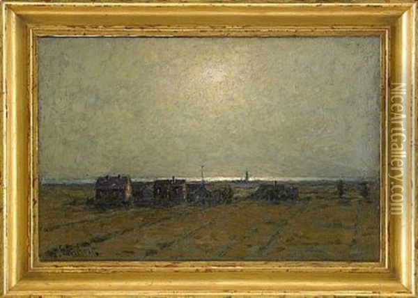 Soldis Over Segerstad - Oland Oil Painting - Per Ekstroem