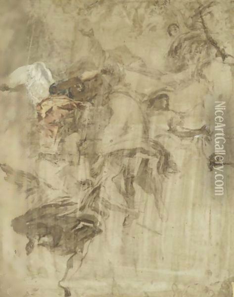 Angels Oil Painting - Nicholas Gysis