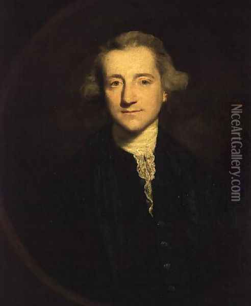 Portrait of Henry Vansittart 1732-70 1753-4 Oil Painting - Sir Joshua Reynolds