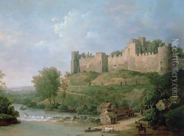 Ludlow Castle Oil Painting - William Marlow