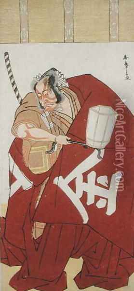 Danjuro in the role of Sakatano Kintoki Oil Painting - Katsukawa Shuncho