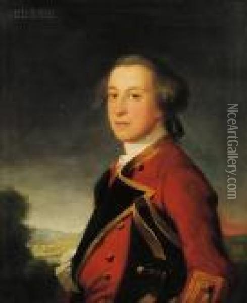 Portrait Of Colonel Henry Smart Oil Painting - Benjamin Wilson