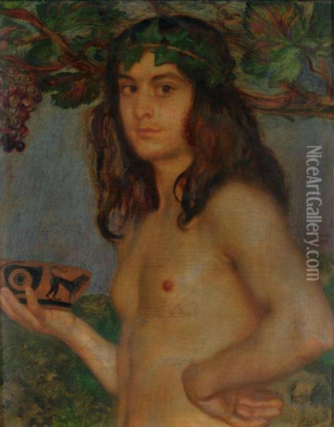 Dionysos Oil Painting - Franz von Stuck