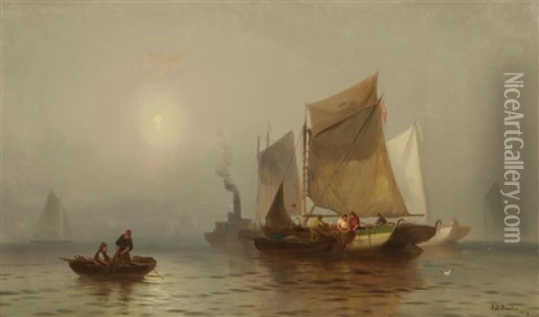 Sail And Steam Oil Painting - Franklin Dullin Briscoe