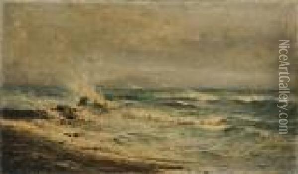 Storm Of August 8th, 1875 Oil Painting - Edmund Darch Lewis