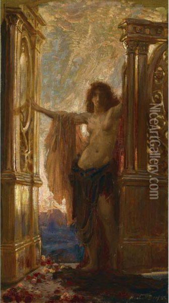 The Gates Of Dawn Oil Painting - Herbert James Draper