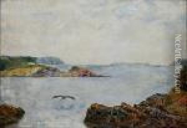The Menai Straits Oil Painting - William Davis