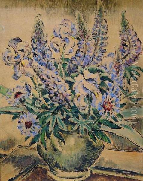 Flowers Oil Painting - Eduard Dollerschell