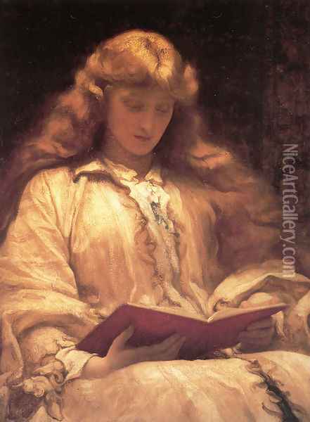 The Maid With The Yellow Hair Oil Painting - Lord Frederick Leighton