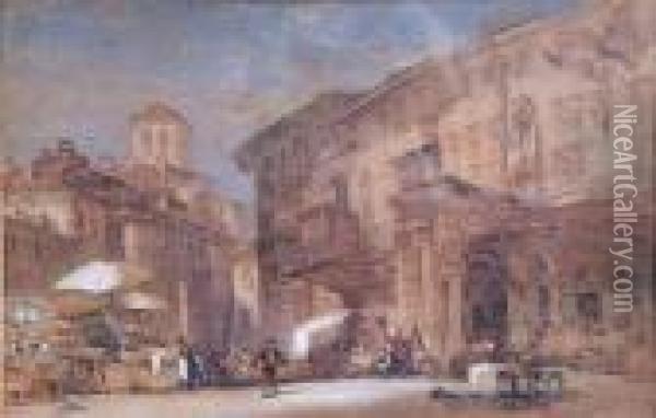 Perugia Oil Painting - William Callow