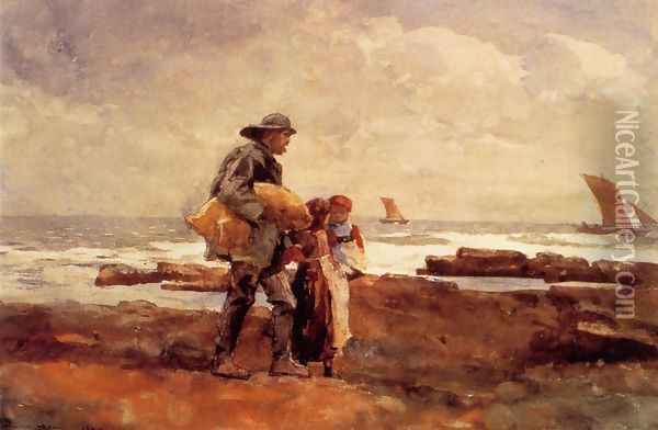 Homecoming Oil Painting - Winslow Homer