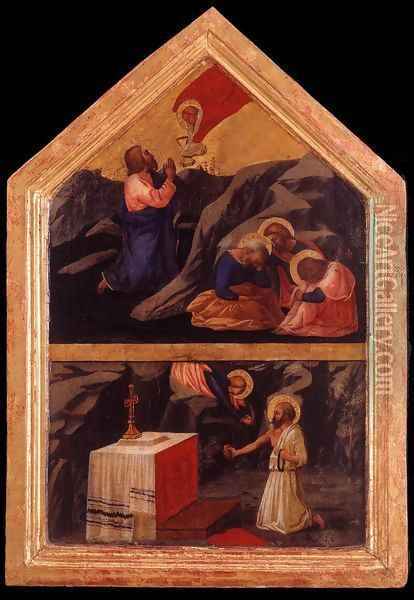 Christ in the Garden of Gethsemane Oil Painting - Masaccio (Tommaso di Giovanni)
