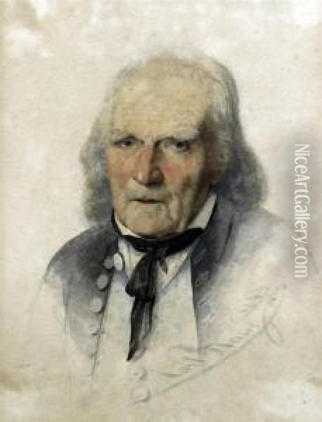 Portrait Of An Elderly Gentleman Oil Painting - Carl Haag