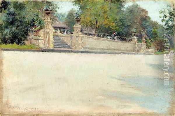 Prospect Park, Brooklyn III Oil Painting - William Merritt Chase