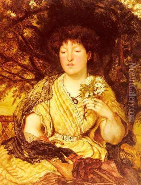 May Memories Oil Painting - Ford Madox Brown