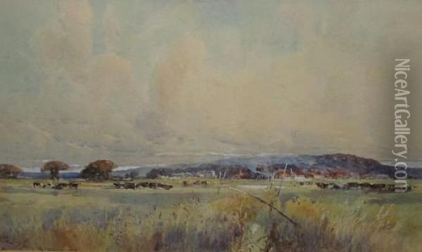 Marshlands Oil Painting - George Charles Haite