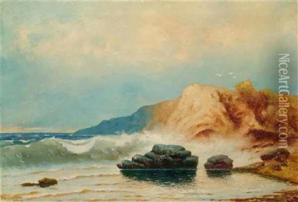 Coastal Landscape Oil Painting - Erminio Cremp