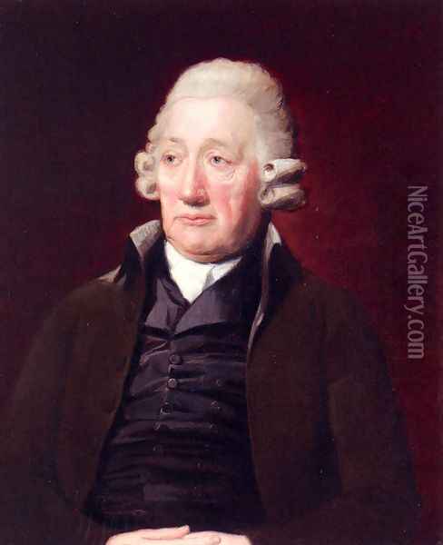 Portrait Of John Wilkinson (1728-1808), The Staffordshire Iron Master Oil Painting - Lemuel-Francis Abbott