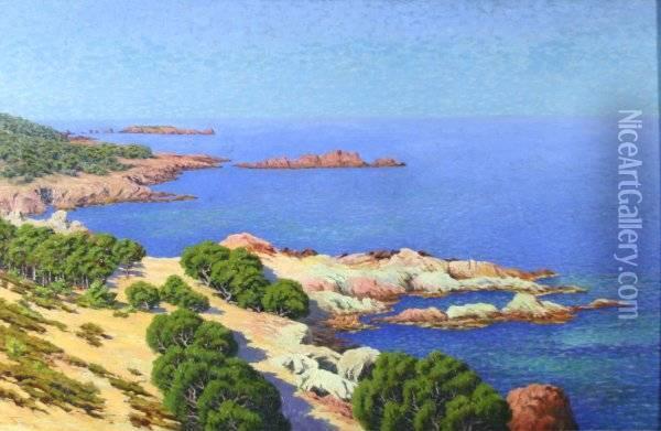 Isle D'ajay Oil Painting - Adelin Charles Morel De Tanguy