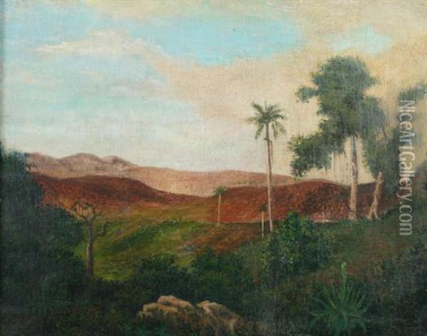 Paisaje Cubano Oil Painting - Esteban, Philippe Chartrand
