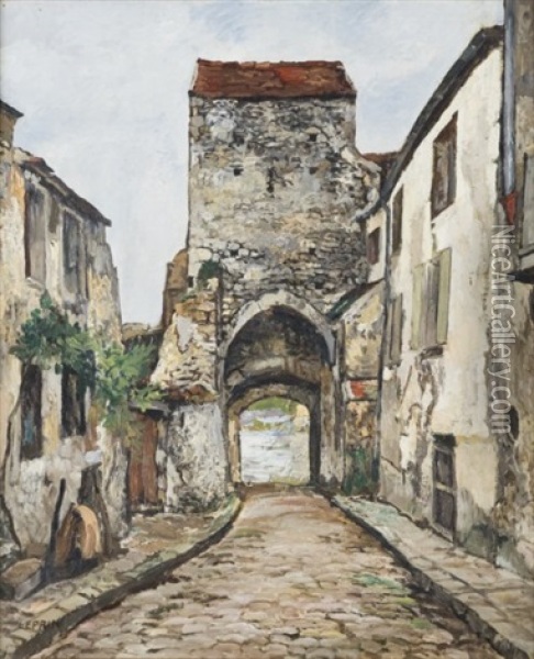 La Vieille Tour Oil Painting - Marcel Francois Leprin