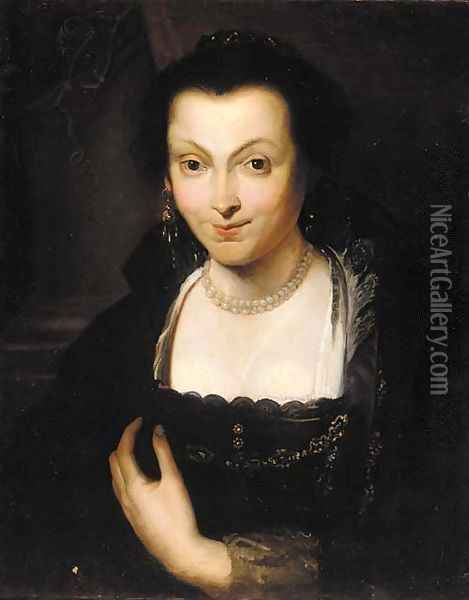 Portrait of Isabella Brandt Oil Painting - Sir Peter Paul Rubens