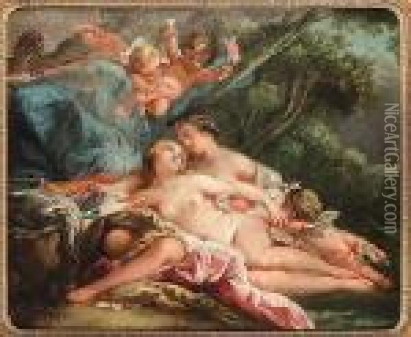 Diana And Callisto Oil Painting - Francois Boucher