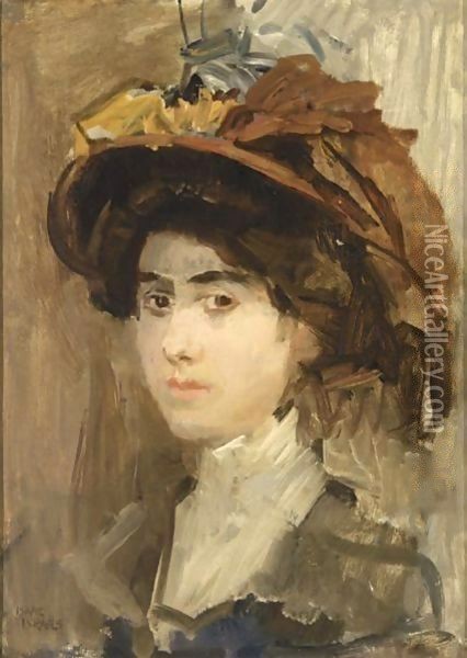 Portrait Of A Lady Oil Painting - Isaac Israels
