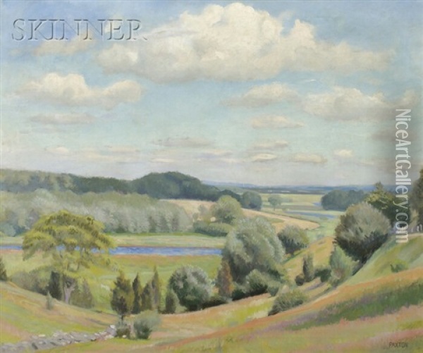 Summer Vista Oil Painting - William McGregor Paxton
