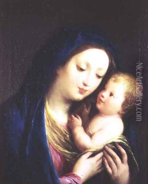 Madonna and Child Oil Painting - Francesco Zuccarelli