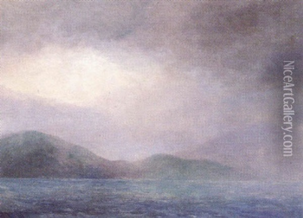 The Spirit Of The Rain Oil Painting - Leonard M. Davis