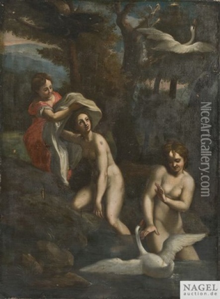 Leda Und Der Schwan Oil Painting -  Correggio