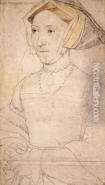 Portrait of Jane Seymour Oil Painting - Hans Holbein the Younger