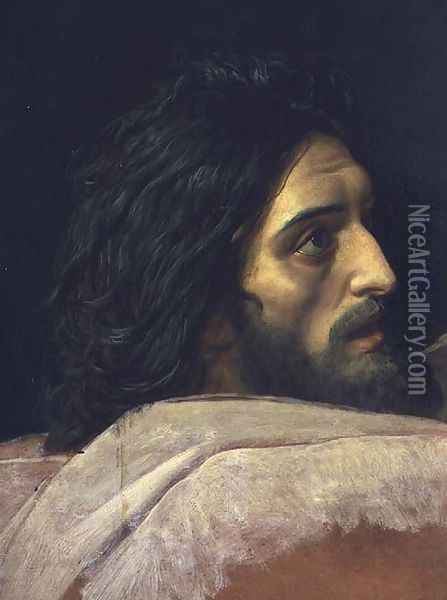 The Head of John the Baptist Oil Painting - Alexander Ivanov