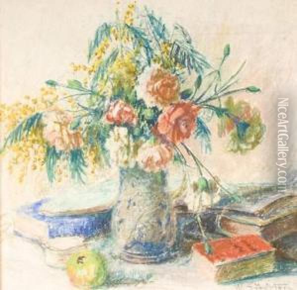 Bouquet Defleurs Oil Painting - William Samuel Horton