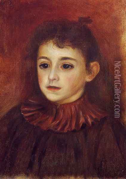 Mademoiselle Georgette Charpentier Oil Painting - Pierre Auguste Renoir