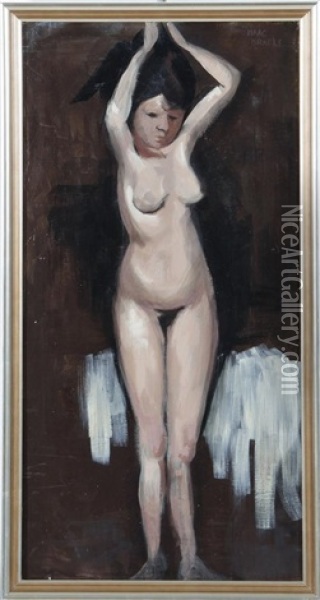 Standing Nude Oil Painting - Isaac Israels