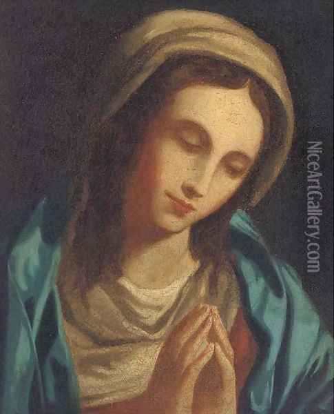 The Penitent Magdalen 2 Oil Painting - Giovanni Battiata Salvi, Il Sassoferrato