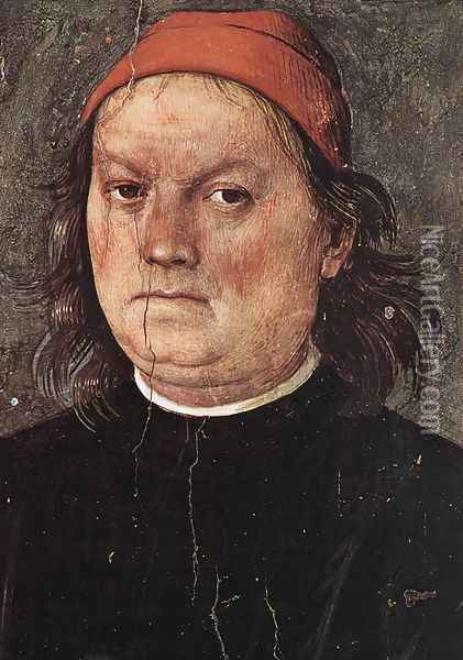Self-Portrait Oil Painting - Pietro Vannucci Perugino